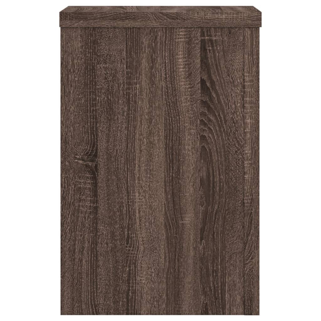 Stovai augalams, 2vnt., rudi ąžuolo, 20x20x30cm, mediena Stovai augalams, 2vnt., rudi ąžuolo, 20x20x30cm, mediena - Image 6