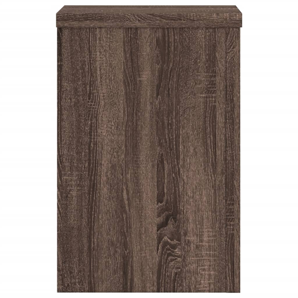 Stovai augalams, 2vnt., rudi ąžuolo, 20x20x30cm, mediena Stovai augalams, 2vnt., rudi ąžuolo, 20x20x30cm, mediena - Image 8