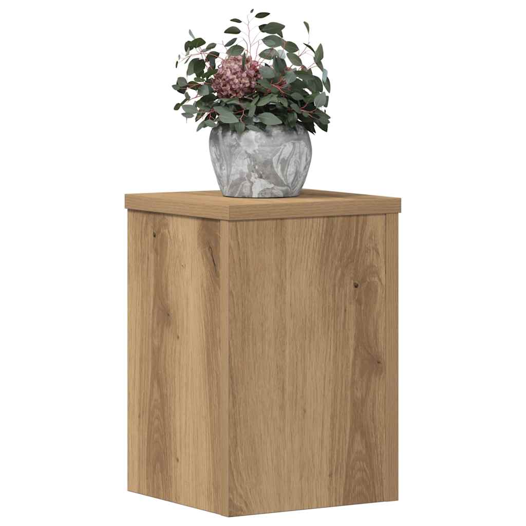 Stovai augalams, 2vnt., artisano ąžuolo, 20x20x30cm, mediena Stovai augalams, 2vnt., artisano ąžuolo, 20x20x30cm, mediena - Image 9