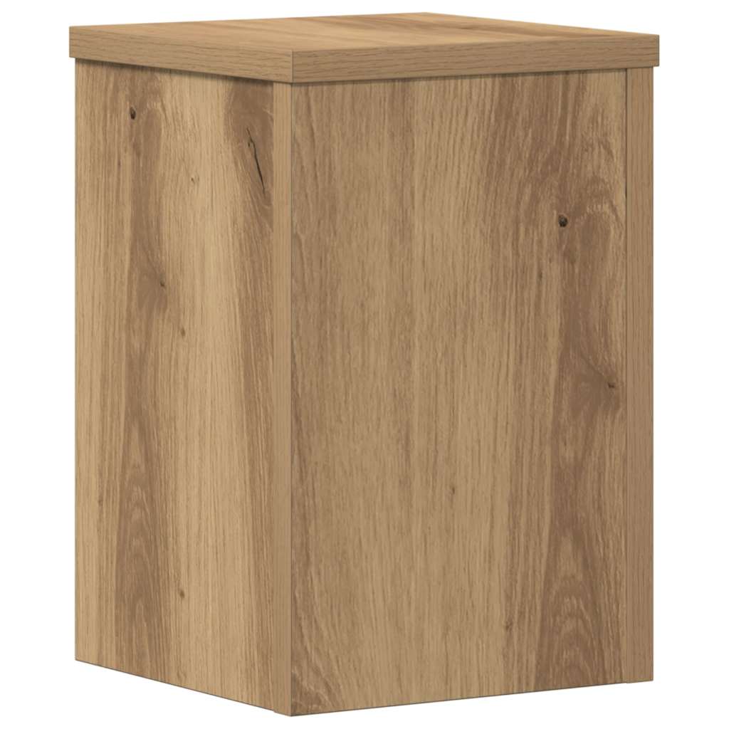 Stovai augalams, 2vnt., artisano ąžuolo, 20x20x30cm, mediena Stovai augalams, 2vnt., artisano ąžuolo, 20x20x30cm, mediena - Image 4