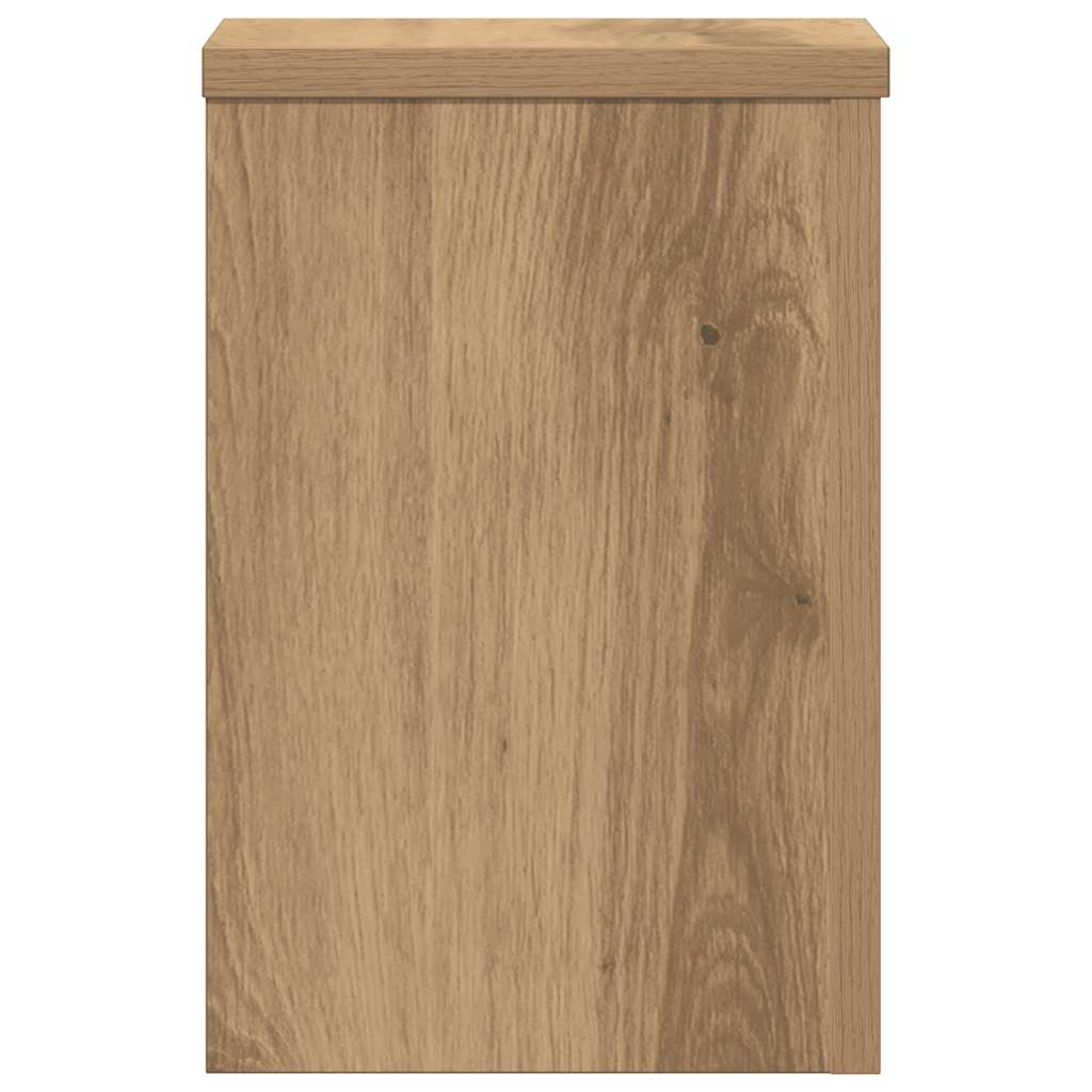 Stovai augalams, 2vnt., artisano ąžuolo, 20x20x30cm, mediena Stovai augalams, 2vnt., artisano ąžuolo, 20x20x30cm, mediena - Image 5