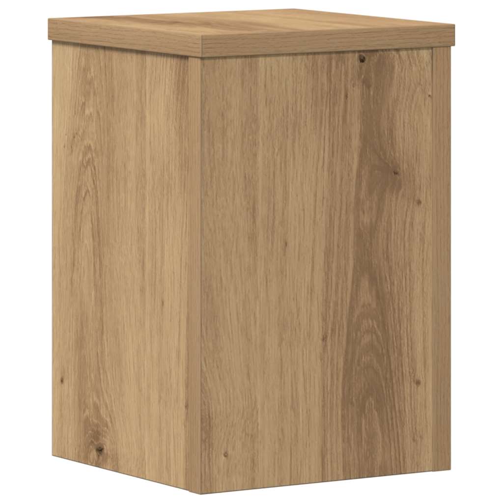 Stovai augalams, 2vnt., artisano ąžuolo, 20x20x30cm, mediena Stovai augalams, 2vnt., artisano ąžuolo, 20x20x30cm, mediena - Image 6