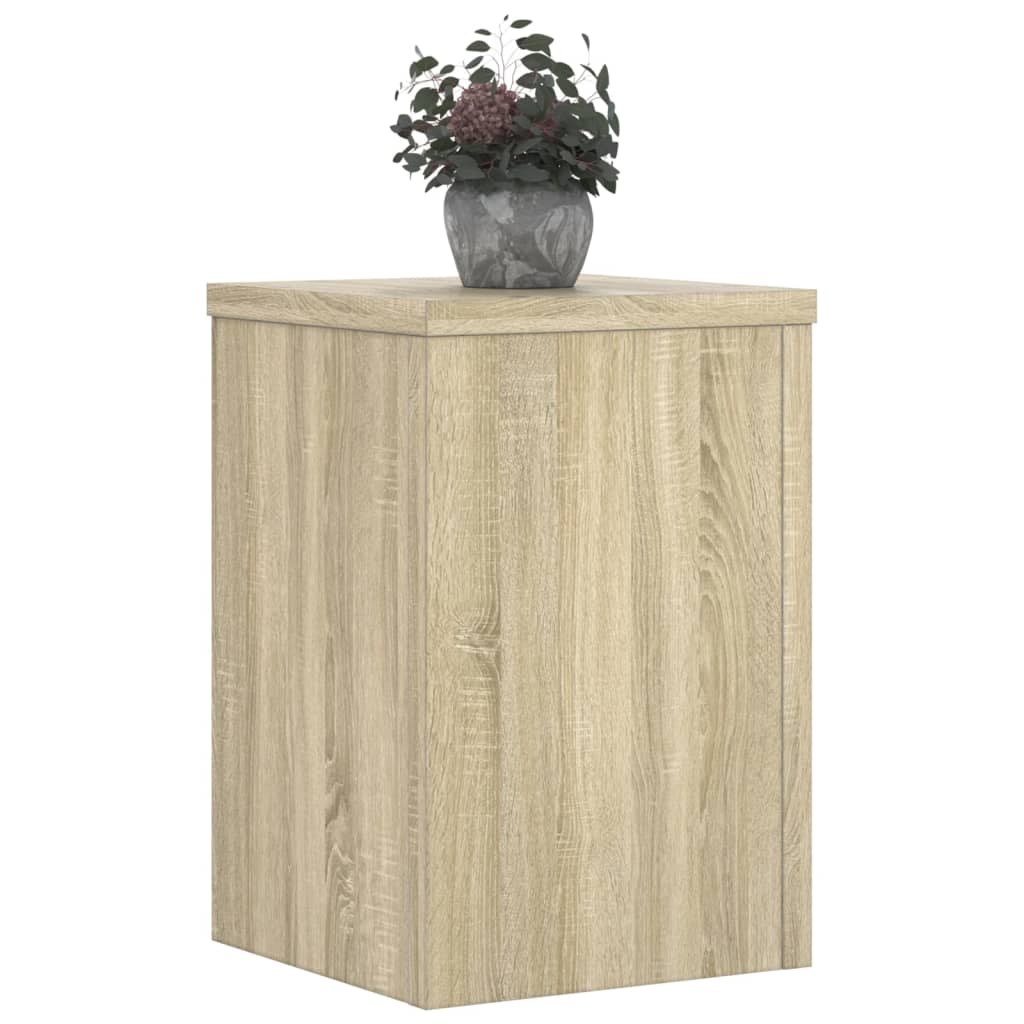Stovai augalams, 2vnt., ąžuolo, 25x25x35cm, apdirbta mediena Stovai augalams, 2vnt., ąžuolo, 25x25x35cm, apdirbta mediena - Image 10