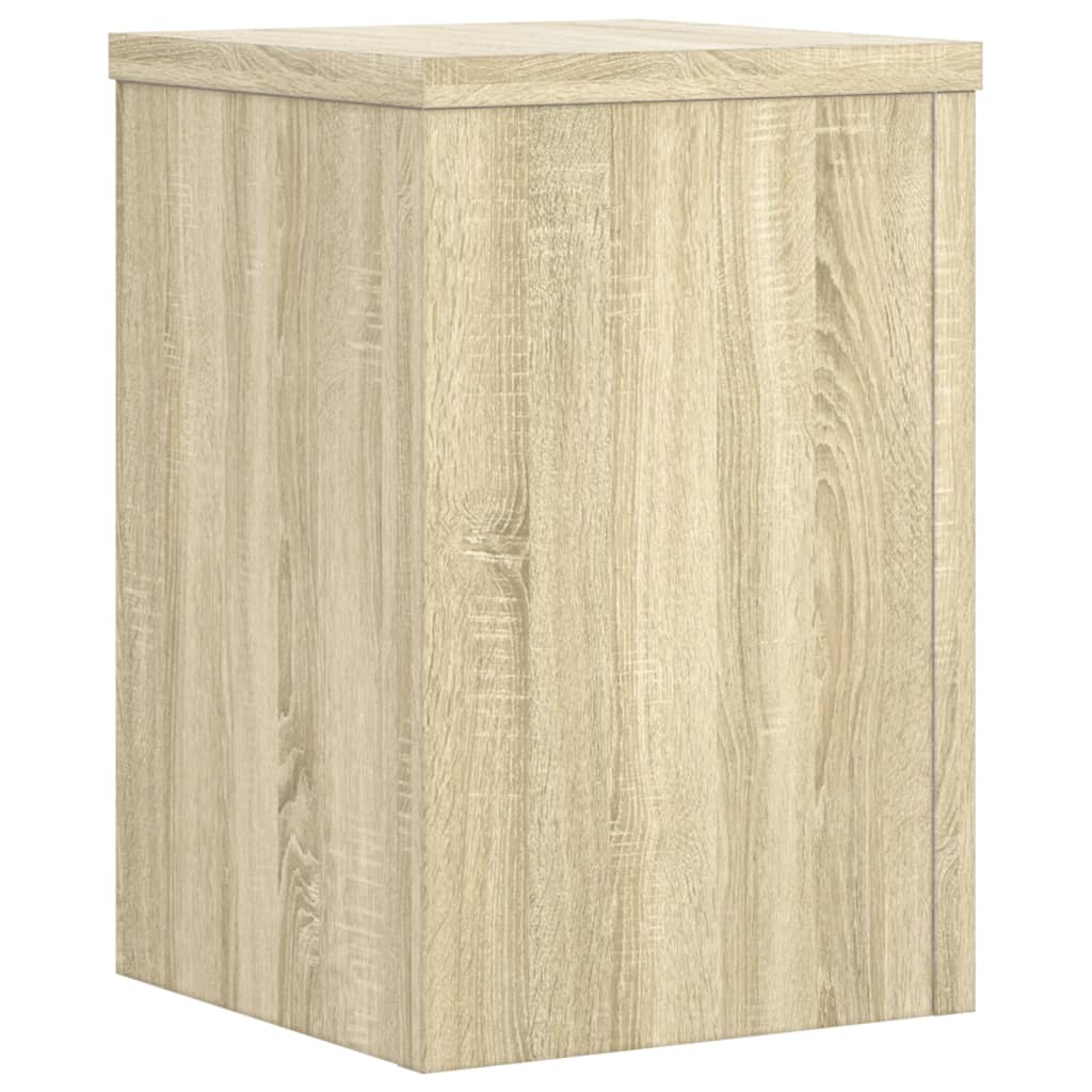 Stovai augalams, 2vnt., ąžuolo, 25x25x35cm, apdirbta mediena Stovai augalams, 2vnt., ąžuolo, 25x25x35cm, apdirbta mediena - Image 5