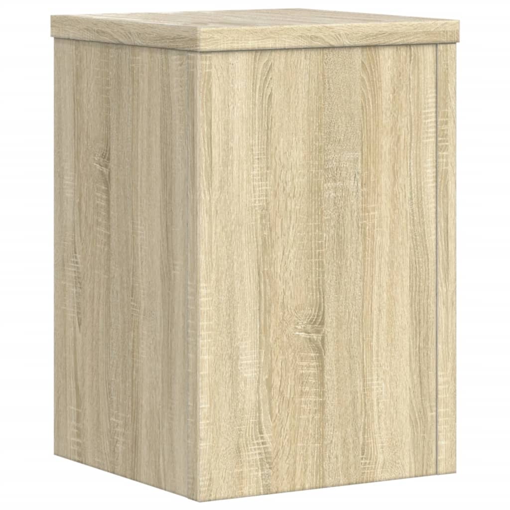 Stovai augalams, 2vnt., ąžuolo, 25x25x35cm, apdirbta mediena Stovai augalams, 2vnt., ąžuolo, 25x25x35cm, apdirbta mediena - Image 7