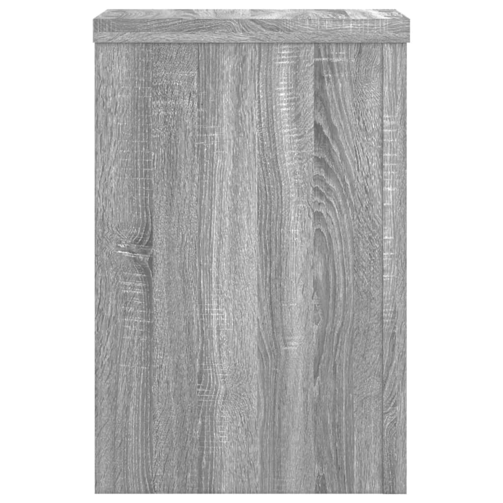 Stovai augalams, 2vnt., pilki ąžuolo, 25x25x35cm, mediena Stovai augalams, 2vnt., pilki ąžuolo, 25x25x35cm, mediena - Image 6