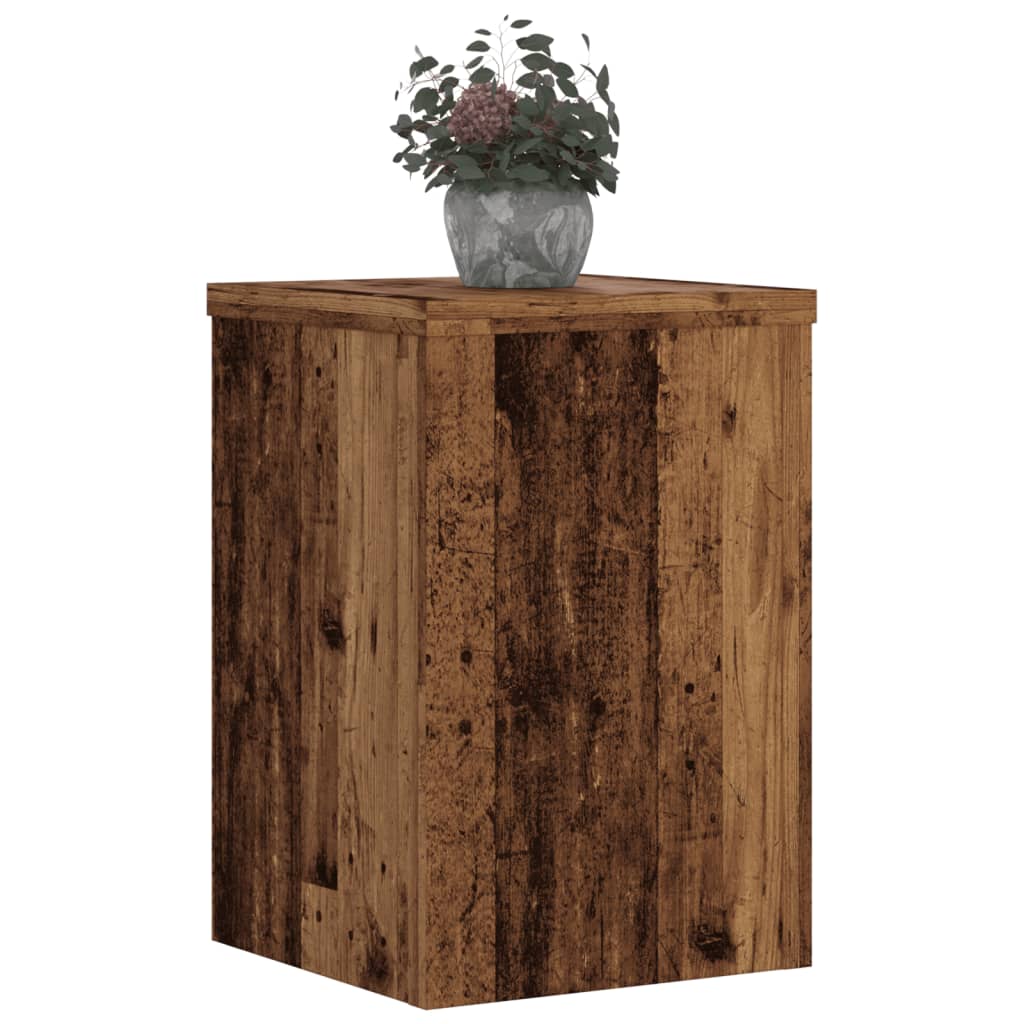 Stovai augalams, 2vnt., sendintos medienos, 25x25x35cm, mediena Stovai augalams, 2vnt., sendintos medienos, 25x25x35cm, mediena - Image 9