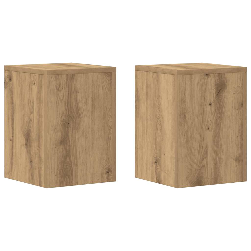 Stovai augalams, 2vnt., artisano ąžuolo, 25x25x35cm, mediena Stovai augalams, 2vnt., artisano ąžuolo, 25x25x35cm, mediena - Image 3