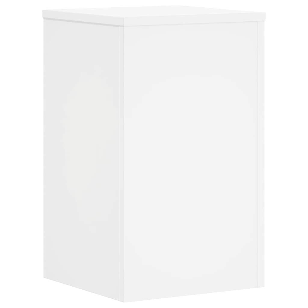Stovai augalams, 2vnt., balti, 30x30x50cm, apdirbta mediena Stovai augalams, 2vnt., balti, 30x30x50cm, apdirbta mediena - Image 5