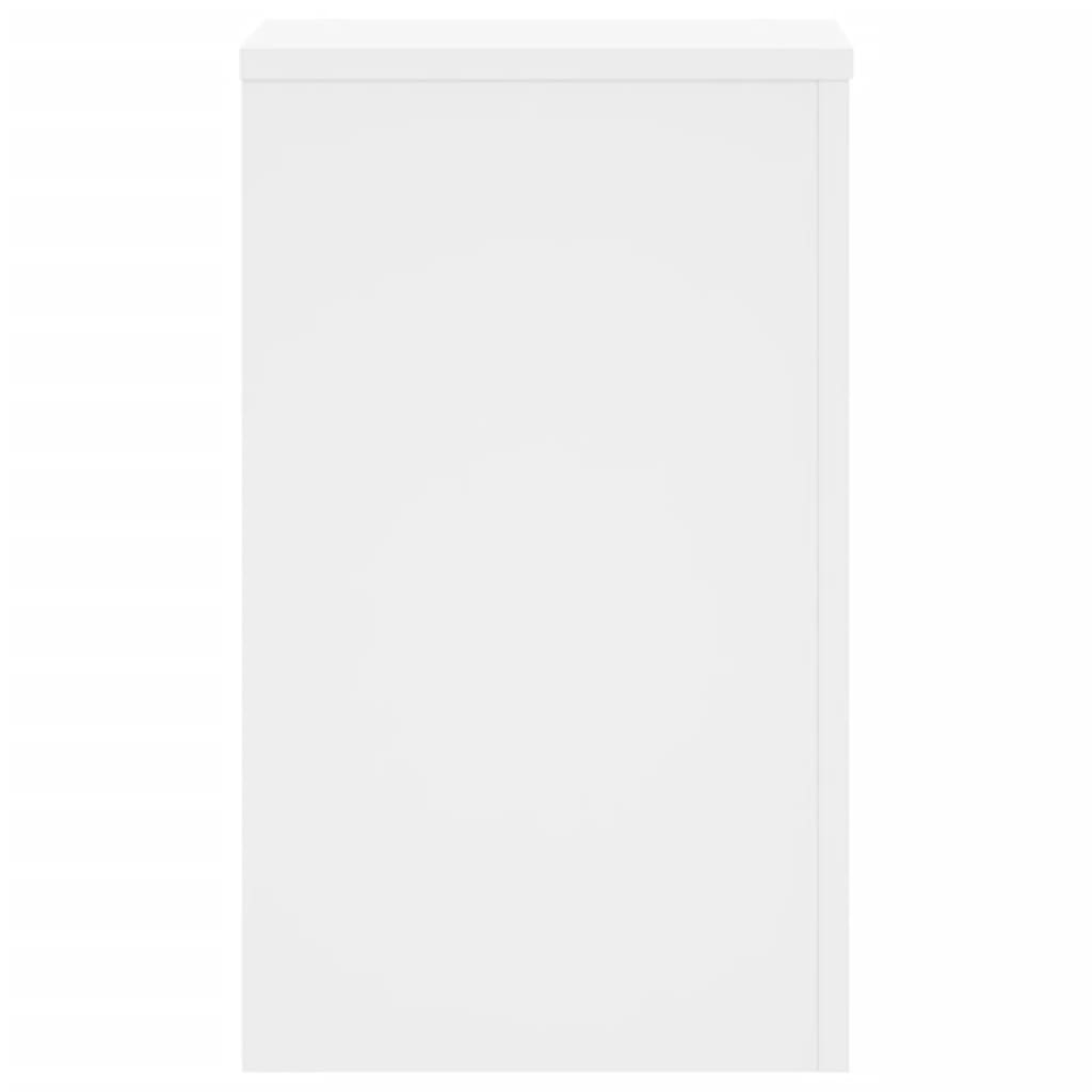 Stovai augalams, 2vnt., balti, 30x30x50cm, apdirbta mediena Stovai augalams, 2vnt., balti, 30x30x50cm, apdirbta mediena - Image 6