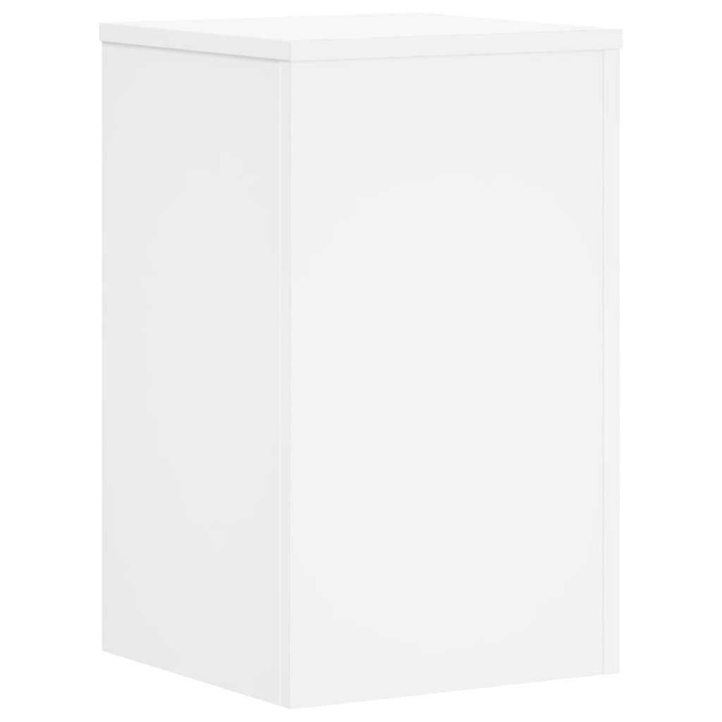 Stovai augalams, 2vnt., balti, 30x30x50cm, apdirbta mediena Stovai augalams, 2vnt., balti, 30x30x50cm, apdirbta mediena - Image 7