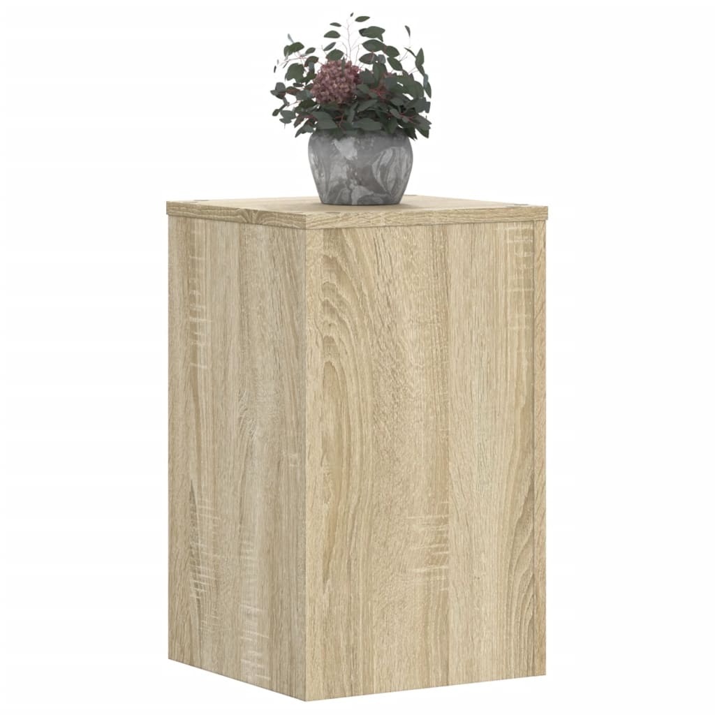 Stovai augalams, 2vnt., ąžuolo, 30x30x50cm, apdirbta mediena Stovai augalams, 2vnt., ąžuolo, 30x30x50cm, apdirbta mediena - Image 10