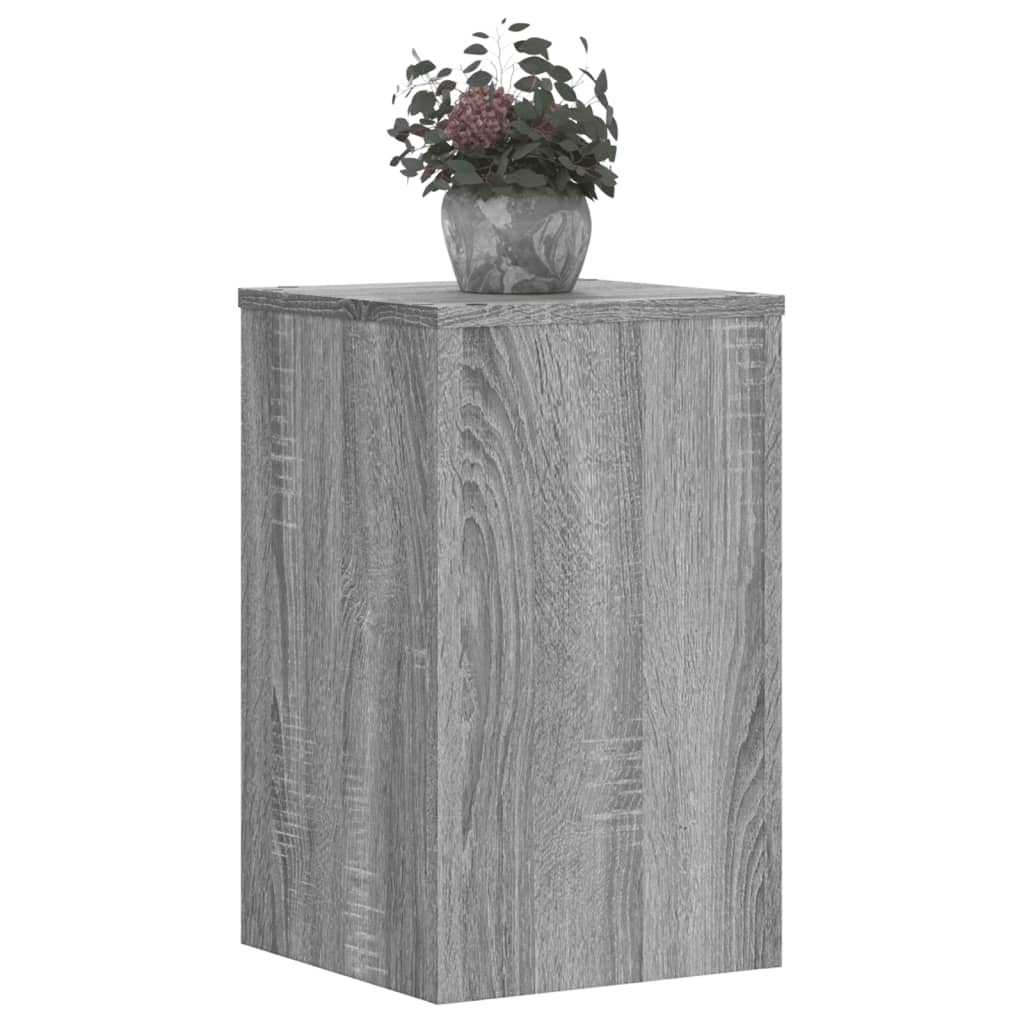 Stovai augalams, 2vnt., pilki ąžuolo, 30x30x50cm, mediena Stovai augalams, 2vnt., pilki ąžuolo, 30x30x50cm, mediena - Image 10
