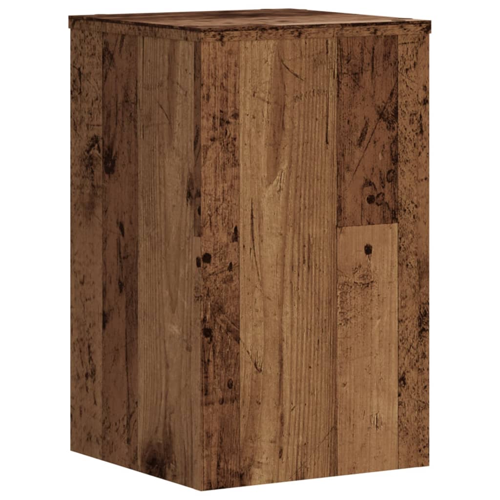 Stovai augalams, 2vnt., sendintos medienos, 30x30x50cm, mediena Stovai augalams, 2vnt., sendintos medienos, 30x30x50cm, mediena - Image 4