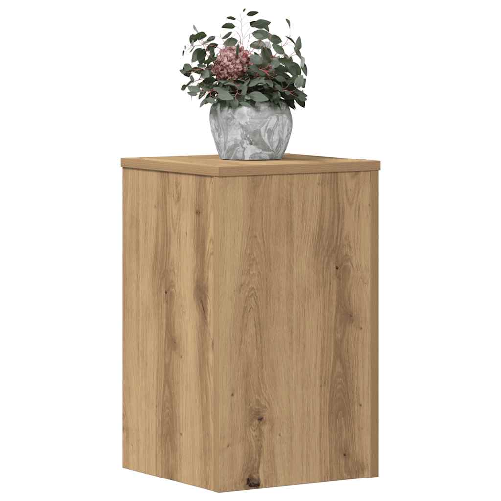 Stovai augalams, 2vnt., artisano ąžuolo, 30x30x50cm, mediena Stovai augalams, 2vnt., artisano ąžuolo, 30x30x50cm, mediena - Image 9