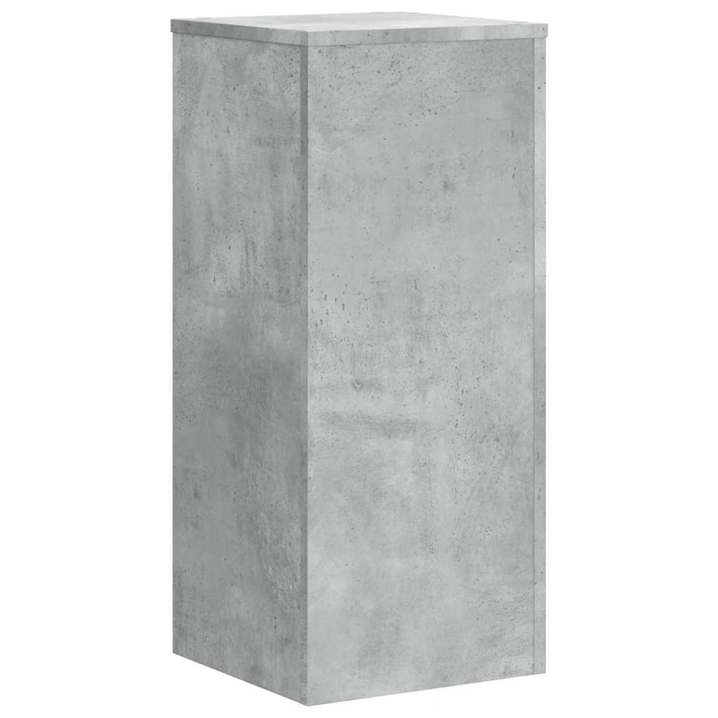 Stovai augalams, 2vnt., betono, 30x30x70cm, apdirbta mediena Stovai augalams, 2vnt., betono, 30x30x70cm, apdirbta mediena - Image 5