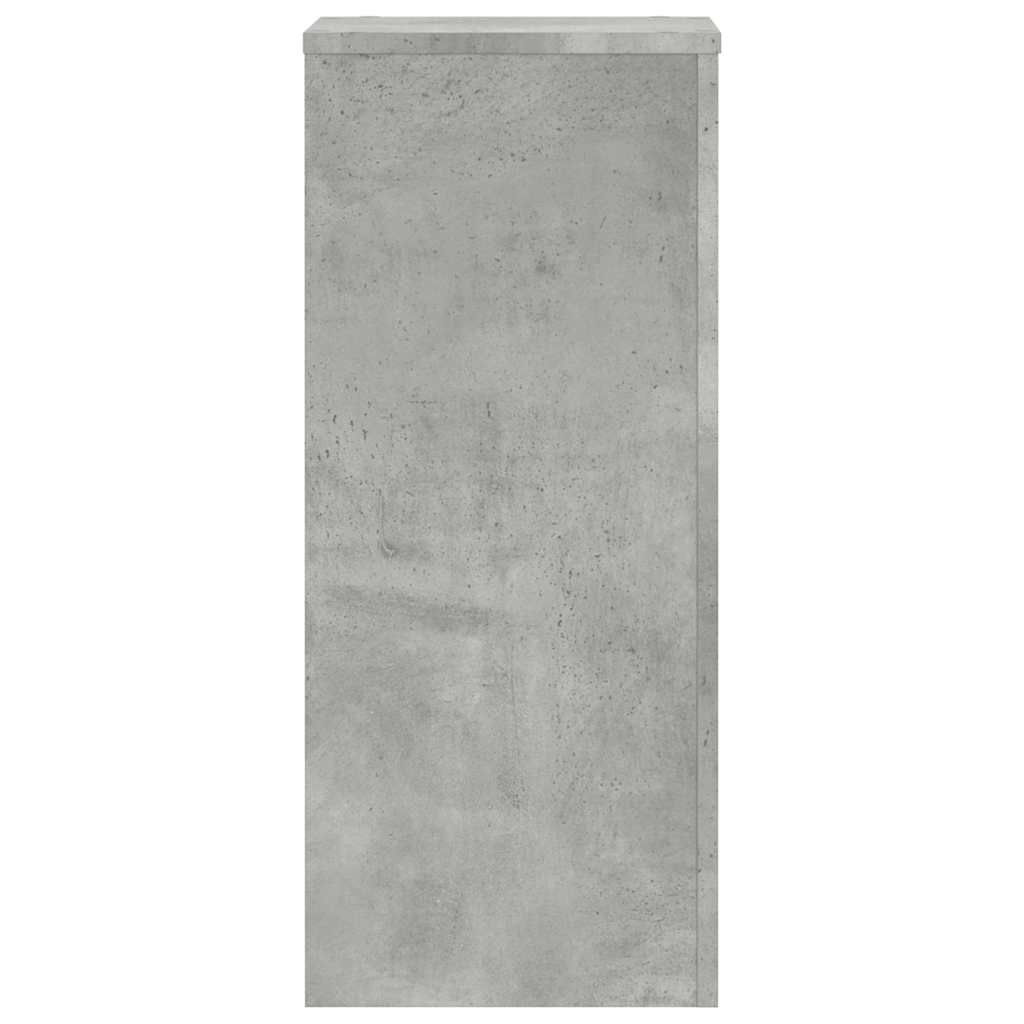 Stovai augalams, 2vnt., betono, 30x30x70cm, apdirbta mediena Stovai augalams, 2vnt., betono, 30x30x70cm, apdirbta mediena - Image 6