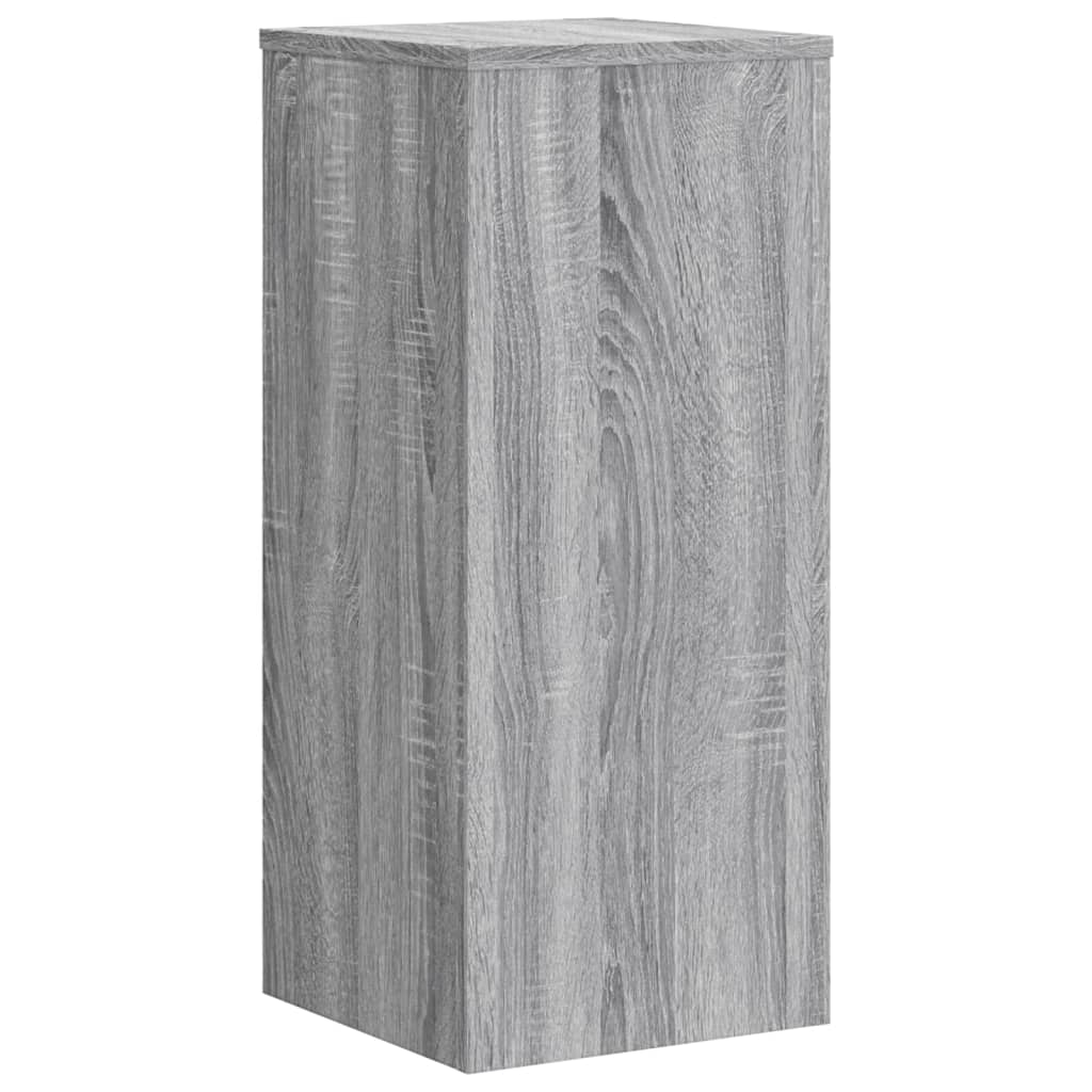 Stovai augalams, 2vnt., pilki ąžuolo, 30x30x70cm, mediena Stovai augalams, 2vnt., pilki ąžuolo, 30x30x70cm, mediena - Image 5