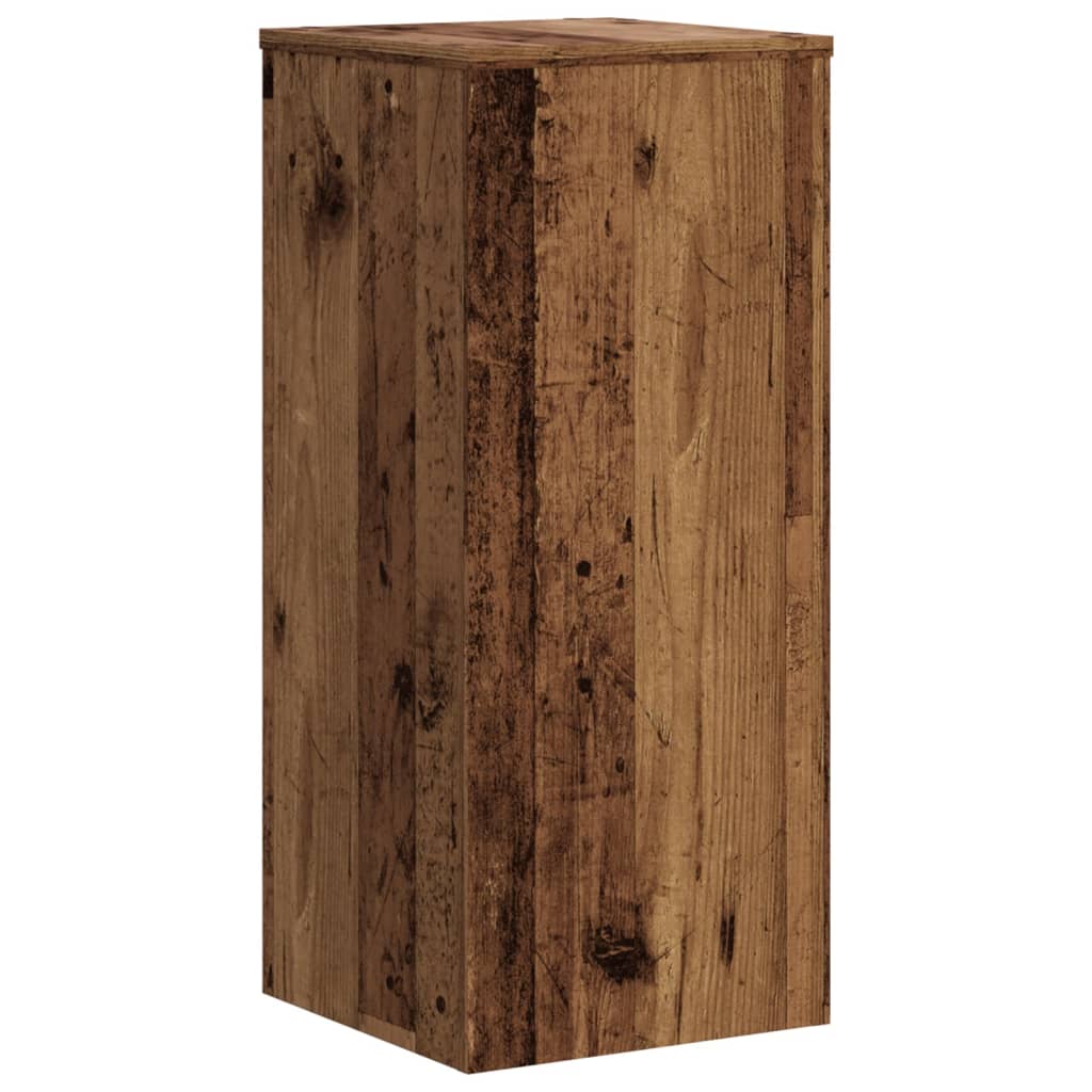 Stovai augalams, 2vnt., sendintos medienos, 30x30x70cm, mediena Stovai augalams, 2vnt., sendintos medienos, 30x30x70cm, mediena - Image 4