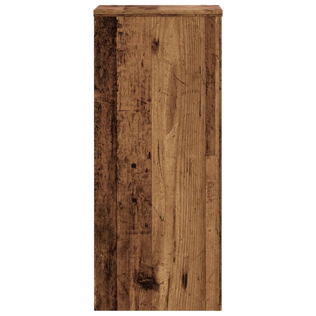 Stovai augalams, 2vnt., sendintos medienos, 30x30x70cm, mediena Stovai augalams, 2vnt., sendintos medienos, 30x30x70cm, mediena - Image 5