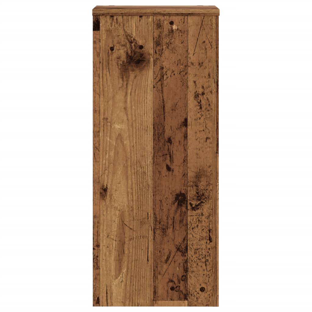 Stovai augalams, 2vnt., sendintos medienos, 30x30x70cm, mediena Stovai augalams, 2vnt., sendintos medienos, 30x30x70cm, mediena - Image 7