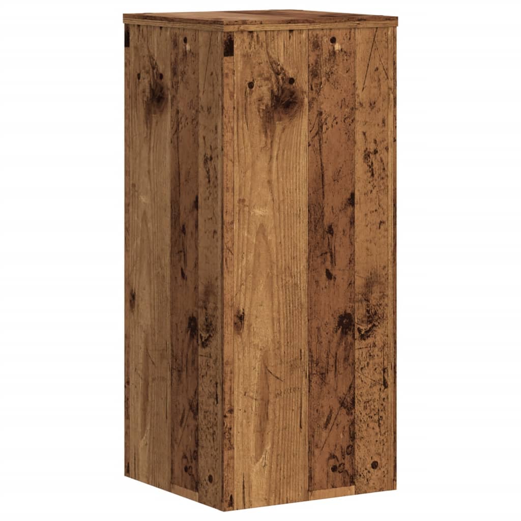 Stovai augalams, 2vnt., sendintos medienos, 30x30x70cm, mediena Stovai augalams, 2vnt., sendintos medienos, 30x30x70cm, mediena - Image 6