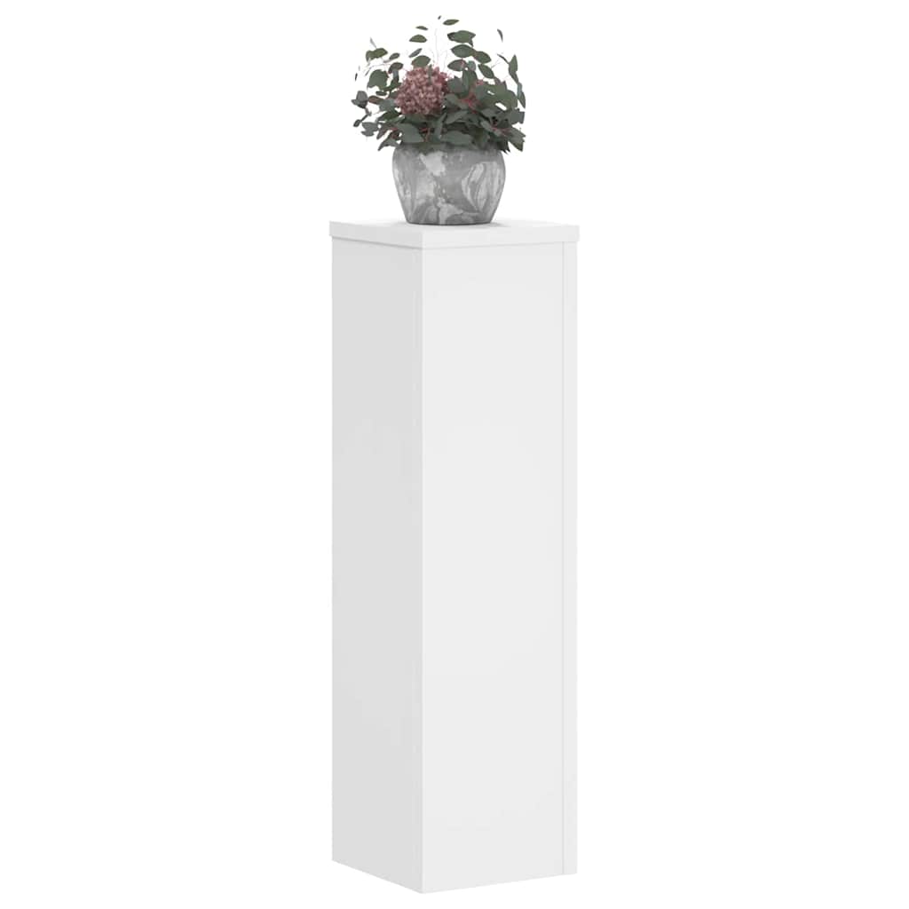 Stovai augalams, 2vnt., balti, 17x17x60cm, apdirbta mediena Stovai augalams, 2vnt., balti, 17x17x60cm, apdirbta mediena - Image 9