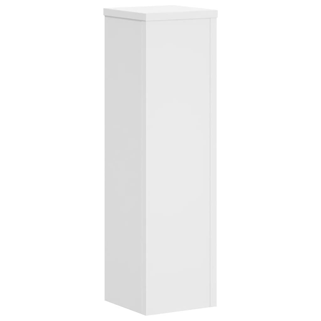 Stovai augalams, 2vnt., balti, 17x17x60cm, apdirbta mediena Stovai augalams, 2vnt., balti, 17x17x60cm, apdirbta mediena - Image 5