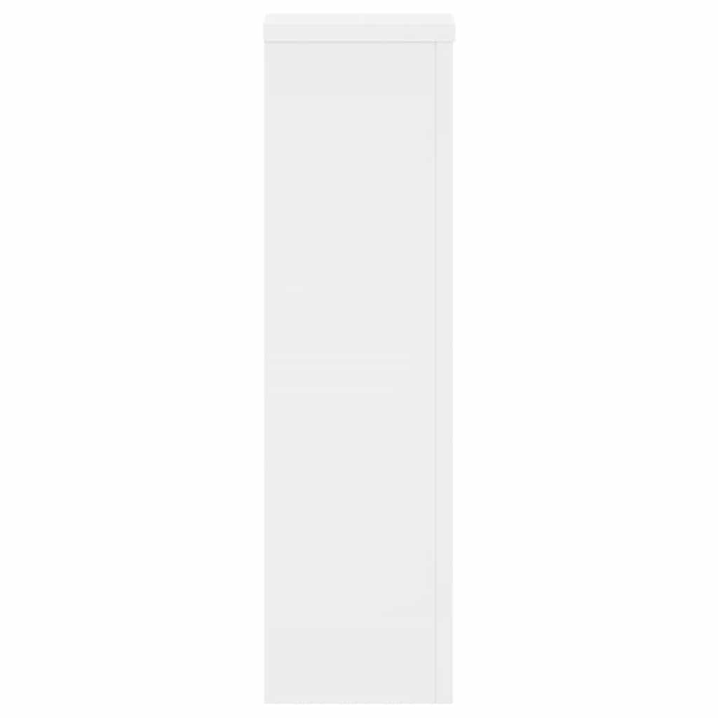 Stovai augalams, 2vnt., balti, 17x17x60cm, apdirbta mediena Stovai augalams, 2vnt., balti, 17x17x60cm, apdirbta mediena - Image 6