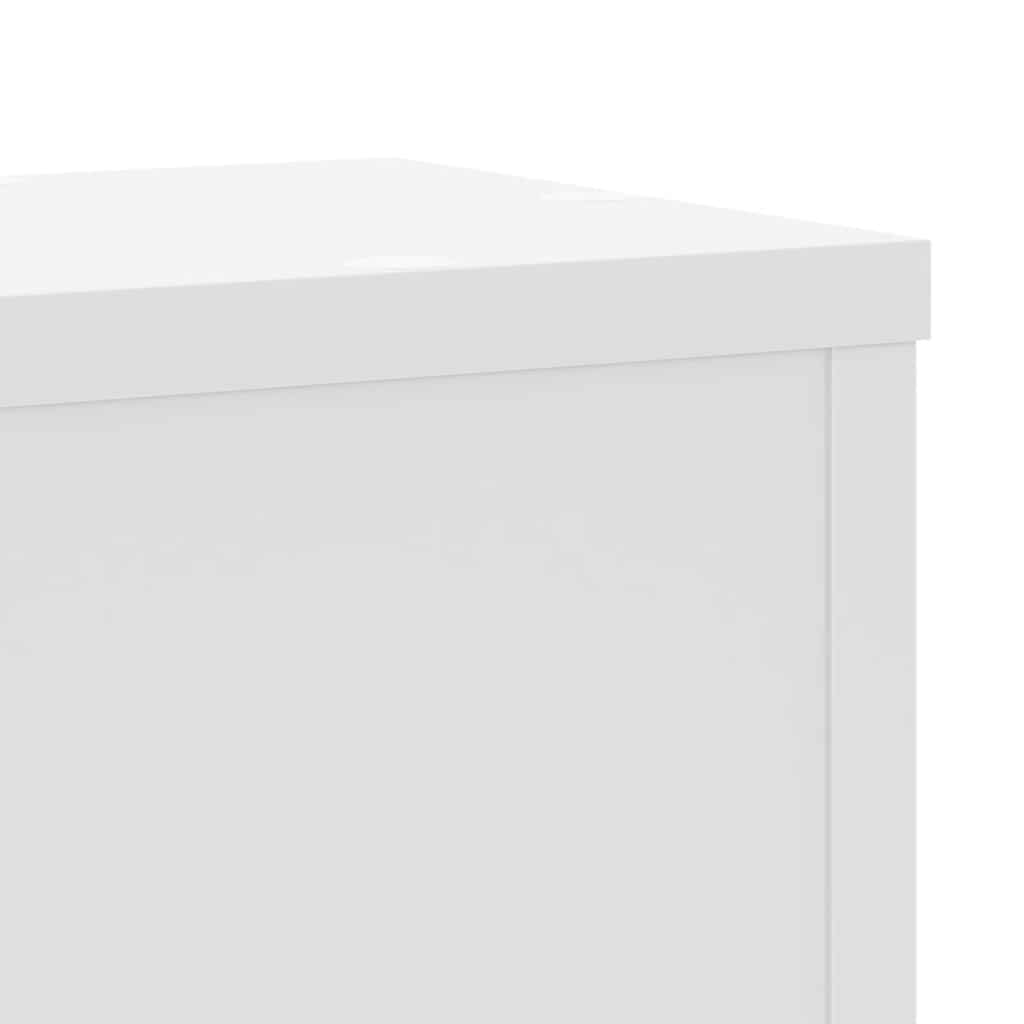 Stovai augalams, 2vnt., balti, 17x17x60cm, apdirbta mediena Stovai augalams, 2vnt., balti, 17x17x60cm, apdirbta mediena - Image 8