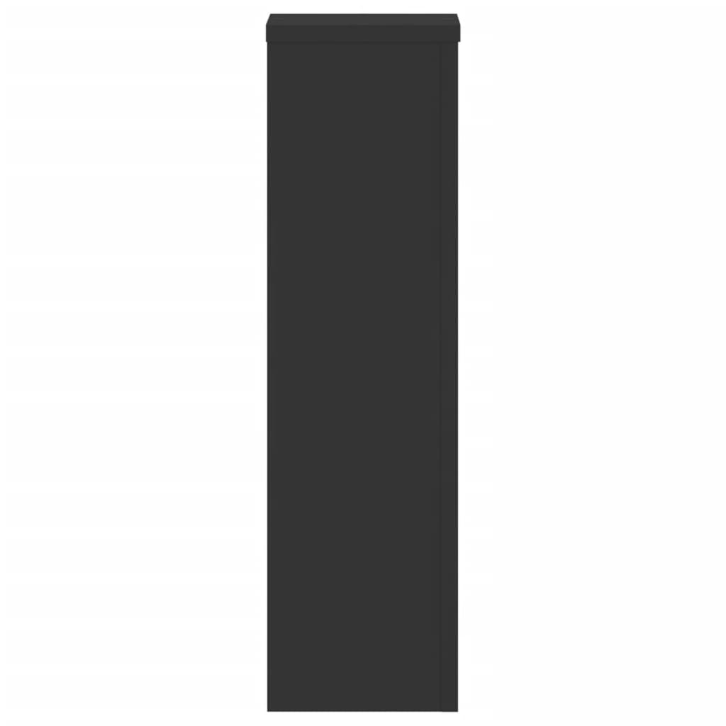Stovai augalams, 2vnt., juodi, 17x17x60cm, apdirbta mediena Stovai augalams, 2vnt., juodi, 17x17x60cm, apdirbta mediena - Image 8