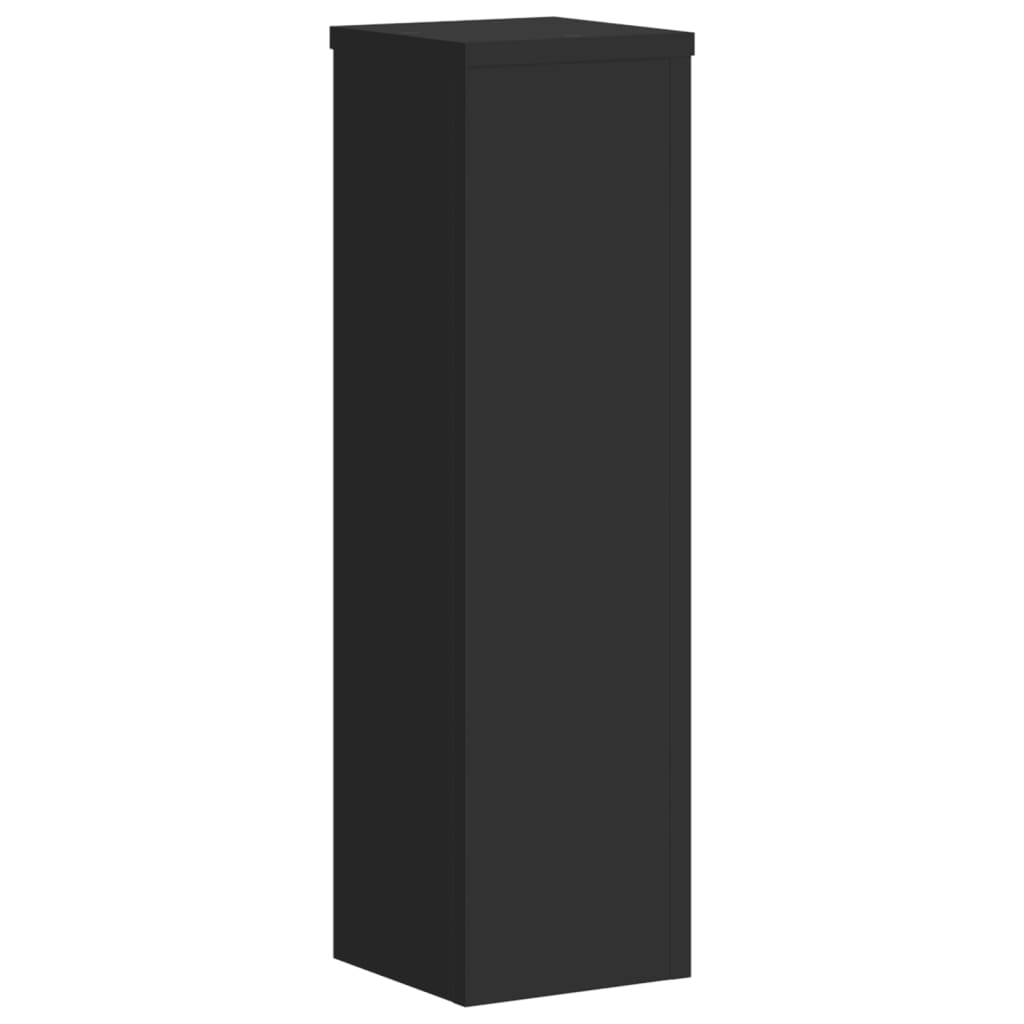 Stovai augalams, 2vnt., juodi, 17x17x60cm, apdirbta mediena Stovai augalams, 2vnt., juodi, 17x17x60cm, apdirbta mediena - Image 7