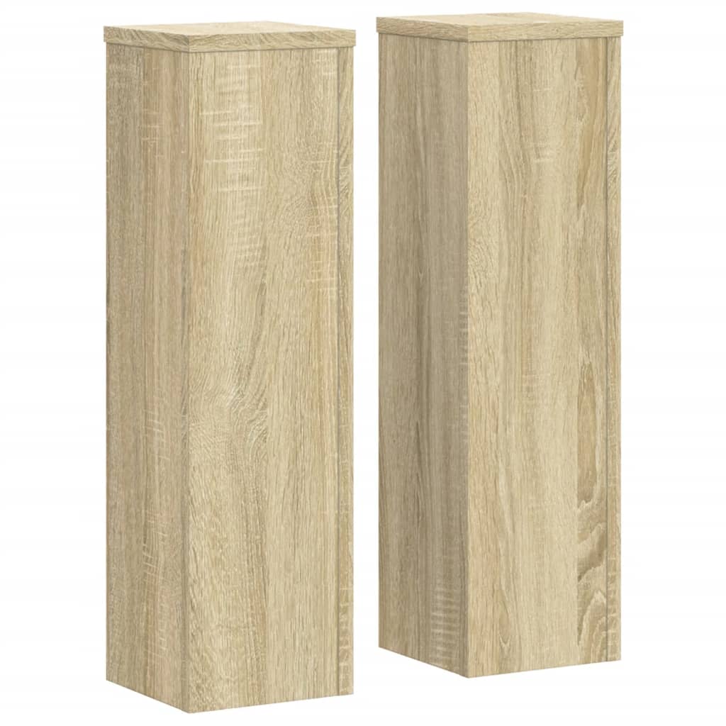 Stovai augalams, 2vnt., ąžuolo, 17x17x60cm, apdirbta mediena Stovai augalams, 2vnt., ąžuolo, 17x17x60cm, apdirbta mediena - Image 4