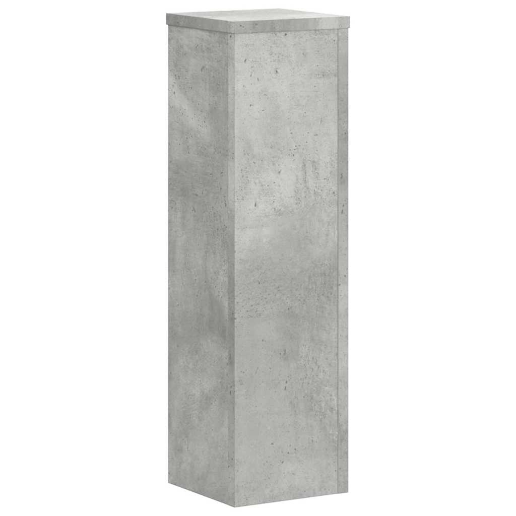 Stovai augalams, 2vnt., betono, 17x17x60cm, apdirbta mediena Stovai augalams, 2vnt., betono, 17x17x60cm, apdirbta mediena - Image 5