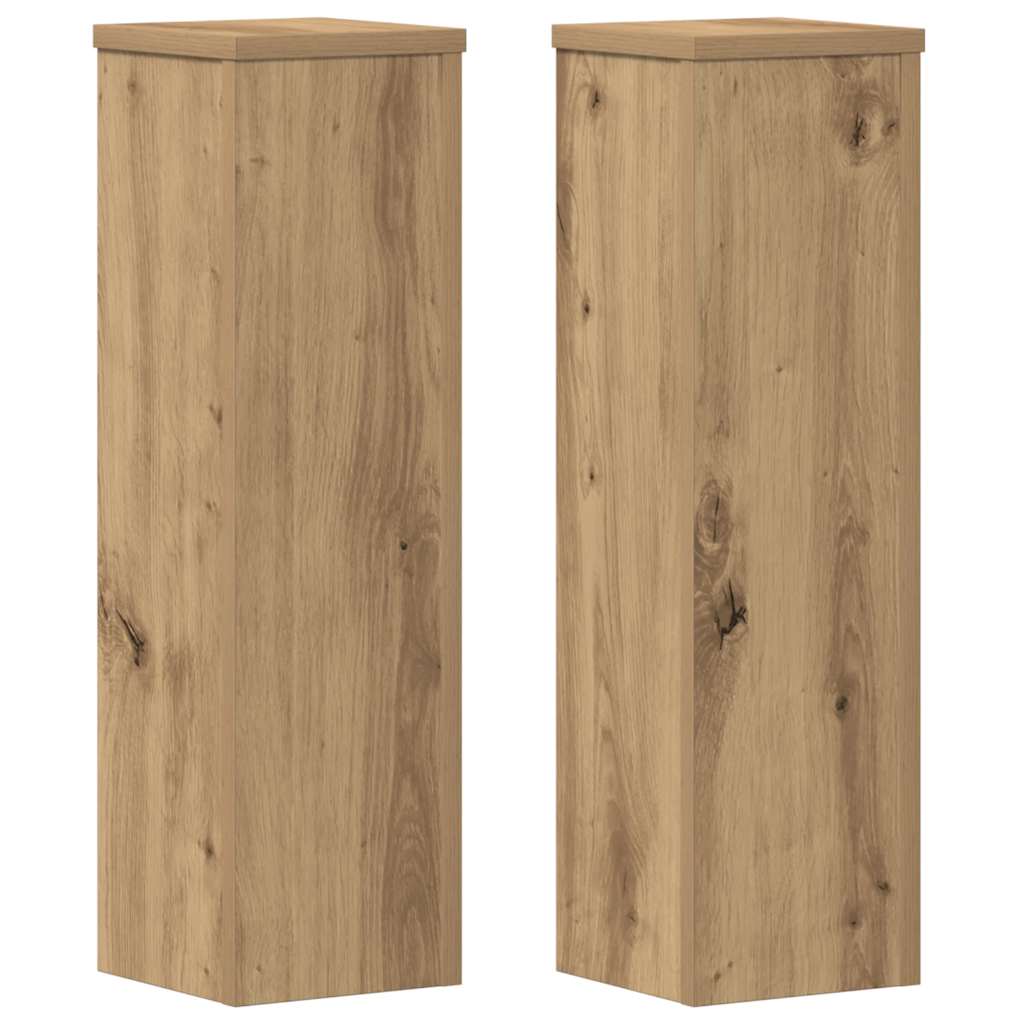 Stovai augalams, 2vnt., artisano ąžuolo, 17x17x60cm, mediena Stovai augalams, 2vnt., artisano ąžuolo, 17x17x60cm, mediena - Image 3