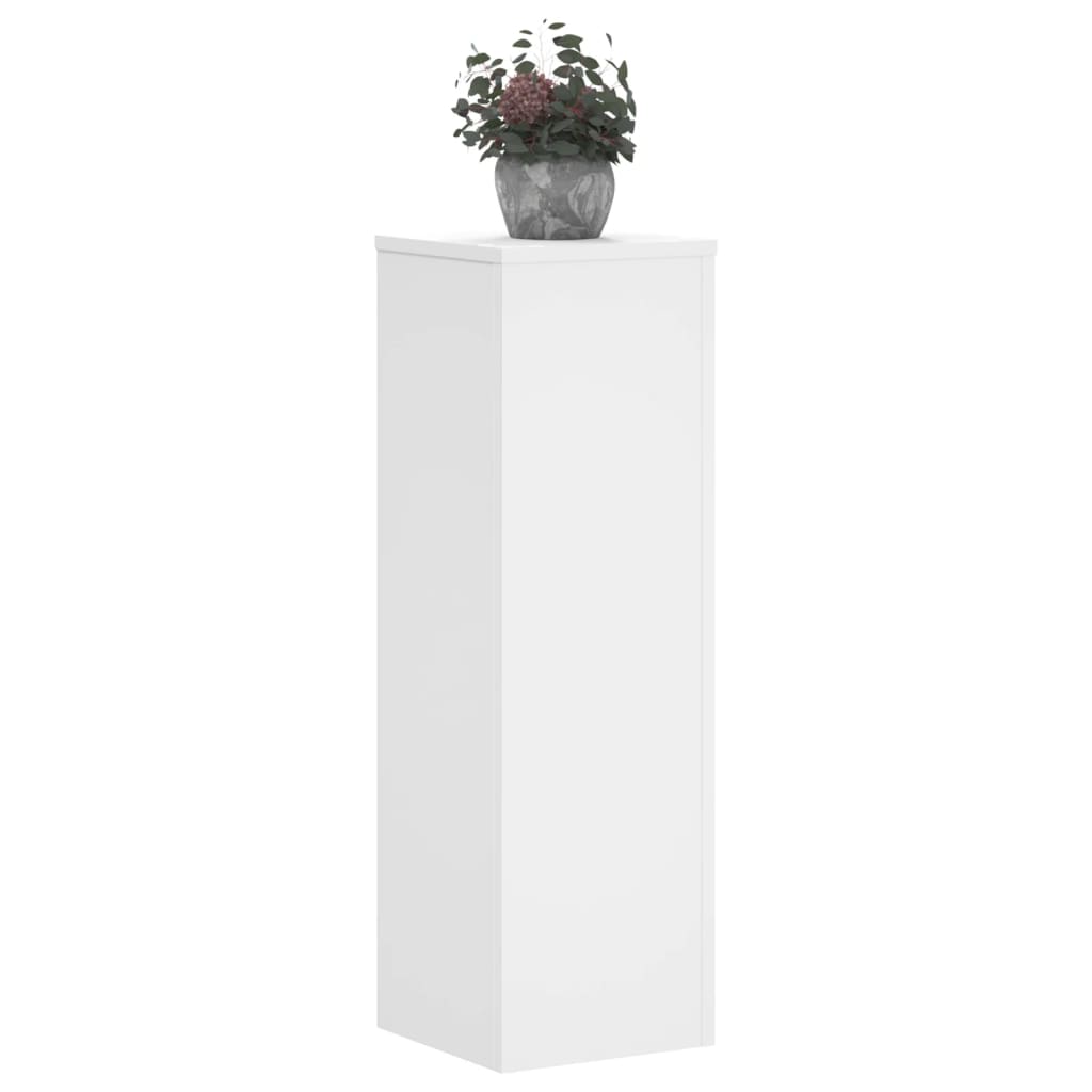 Stovai augalams, 2vnt., balti, 25x25x80cm, apdirbta mediena Stovai augalams, 2vnt., balti, 25x25x80cm, apdirbta mediena - Image 10