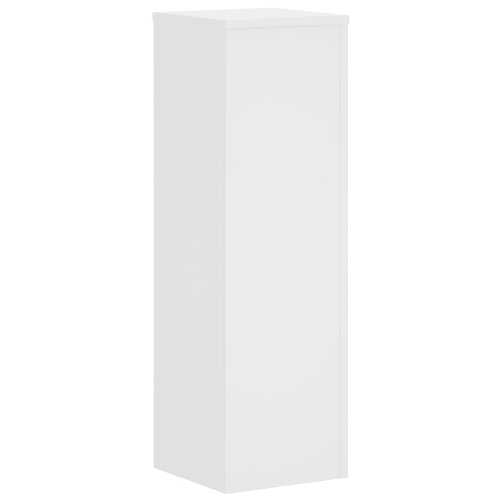 Stovai augalams, 2vnt., balti, 25x25x80cm, apdirbta mediena Stovai augalams, 2vnt., balti, 25x25x80cm, apdirbta mediena - Image 7