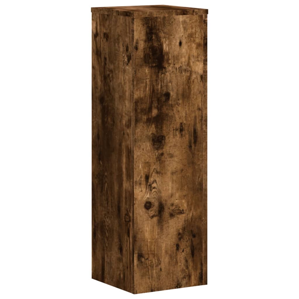 Stovai augalams, 2vnt., dūminiai, 25x25x80cm, apdirbta mediena Stovai augalams, 2vnt., dūminiai, 25x25x80cm, apdirbta mediena - Image 4