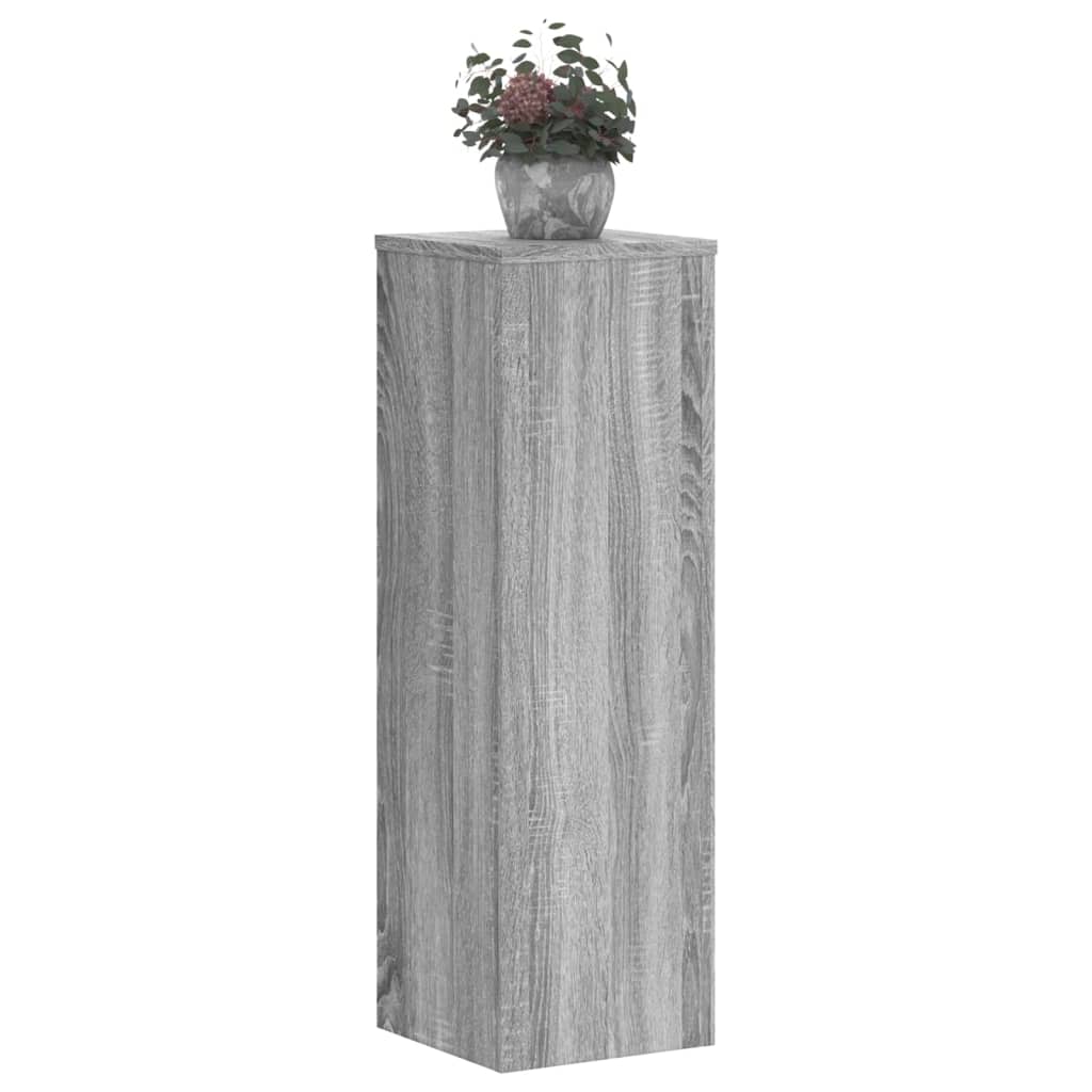 Stovai augalams, 2vnt., pilki ąžuolo, 25x25x80cm, mediena Stovai augalams, 2vnt., pilki ąžuolo, 25x25x80cm, mediena - Image 10
