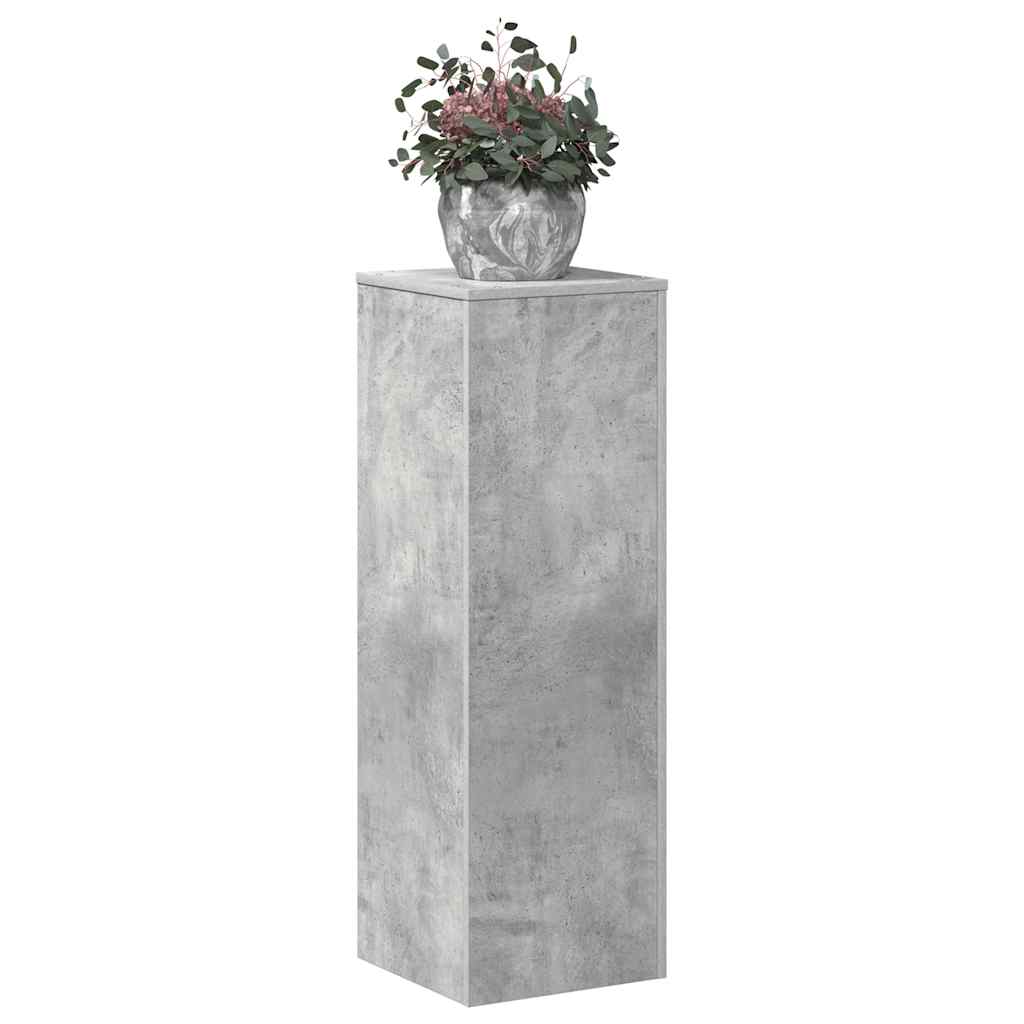 Stovas augalams, betono pilkas, 33x33x100cm, apdirbta mediena Stovas augalams, betono pilkas, 33x33x100cm, apdirbta mediena - Image 3