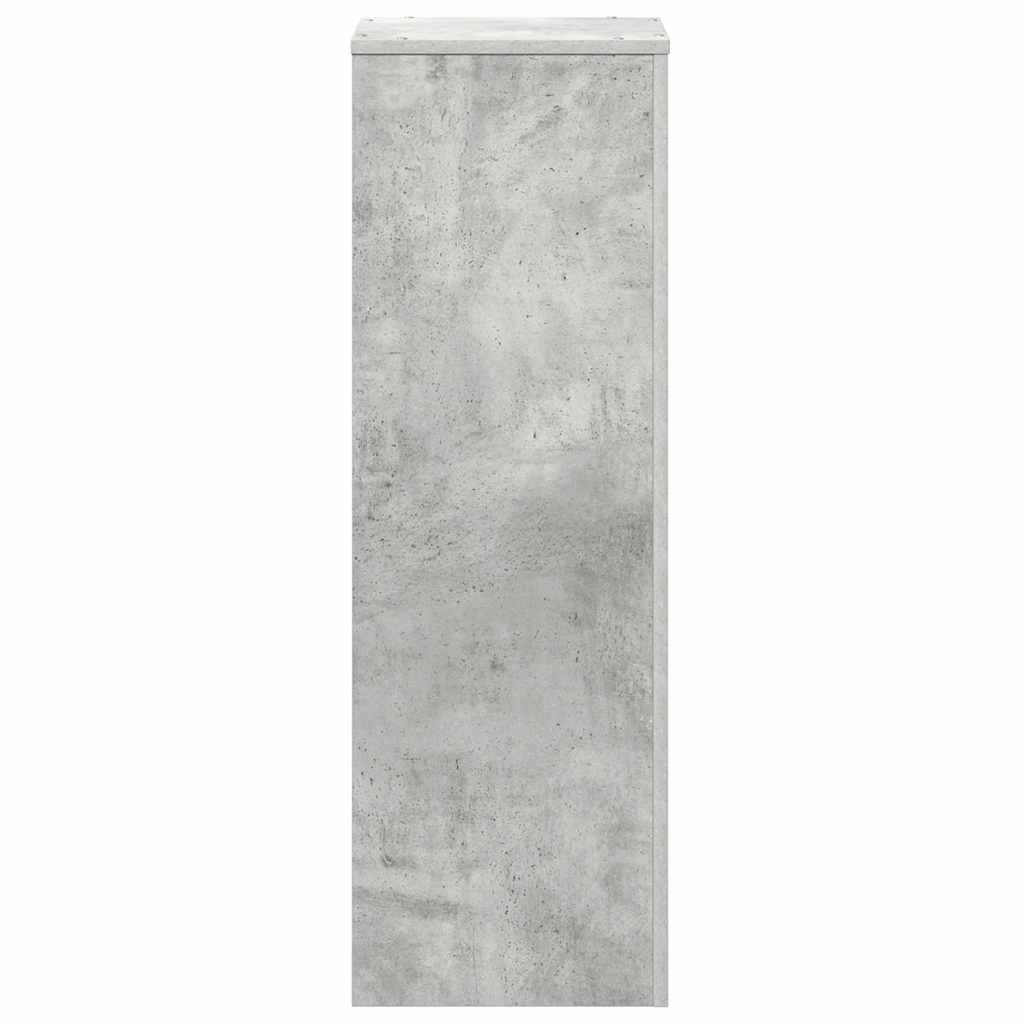 Stovas augalams, betono pilkas, 33x33x100cm, apdirbta mediena Stovas augalams, betono pilkas, 33x33x100cm, apdirbta mediena - Image 4