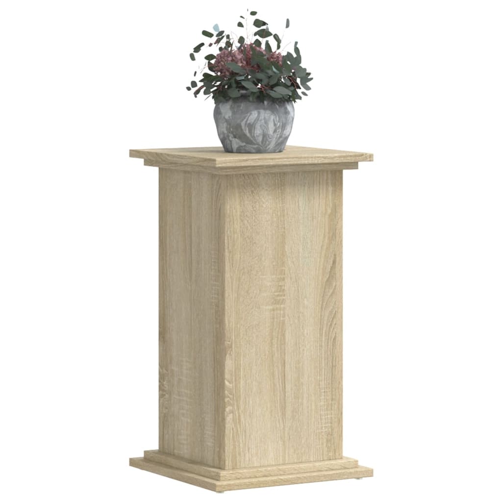 Stovas augalams, sonoma ąžuolo, 33x33x60cm, apdirbta mediena Stovas augalams, sonoma ąžuolo, 33x33x60cm, apdirbta mediena - Image 9