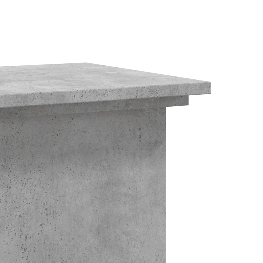 Stovas augalams, betono pilkas, 33x33x60cm, apdirbta mediena Stovas augalams, betono pilkas, 33x33x60cm, apdirbta mediena - Image 8