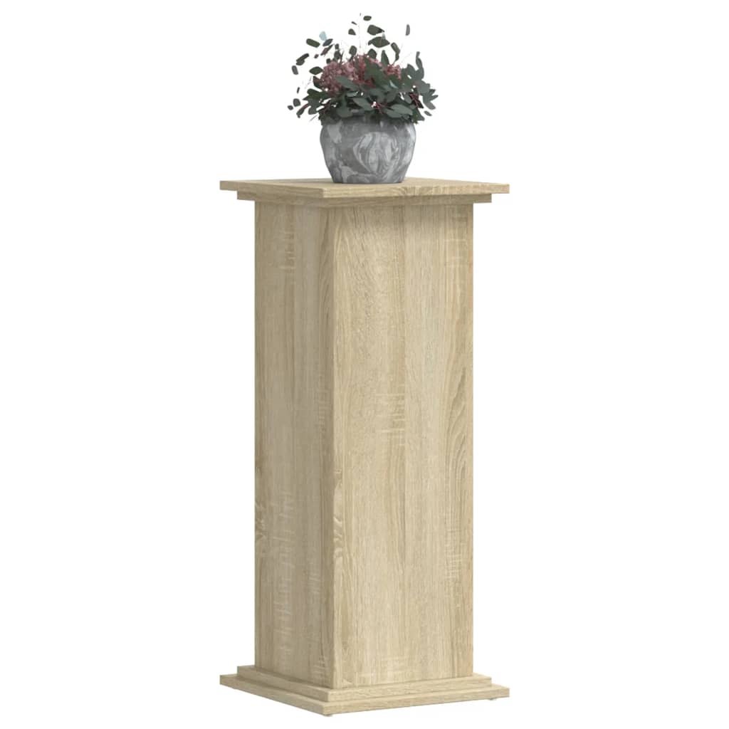 Stovas augalams, sonoma ąžuolo, 33x33x80cm, apdirbta mediena Stovas augalams, sonoma ąžuolo, 33x33x80cm, apdirbta mediena - Image 9