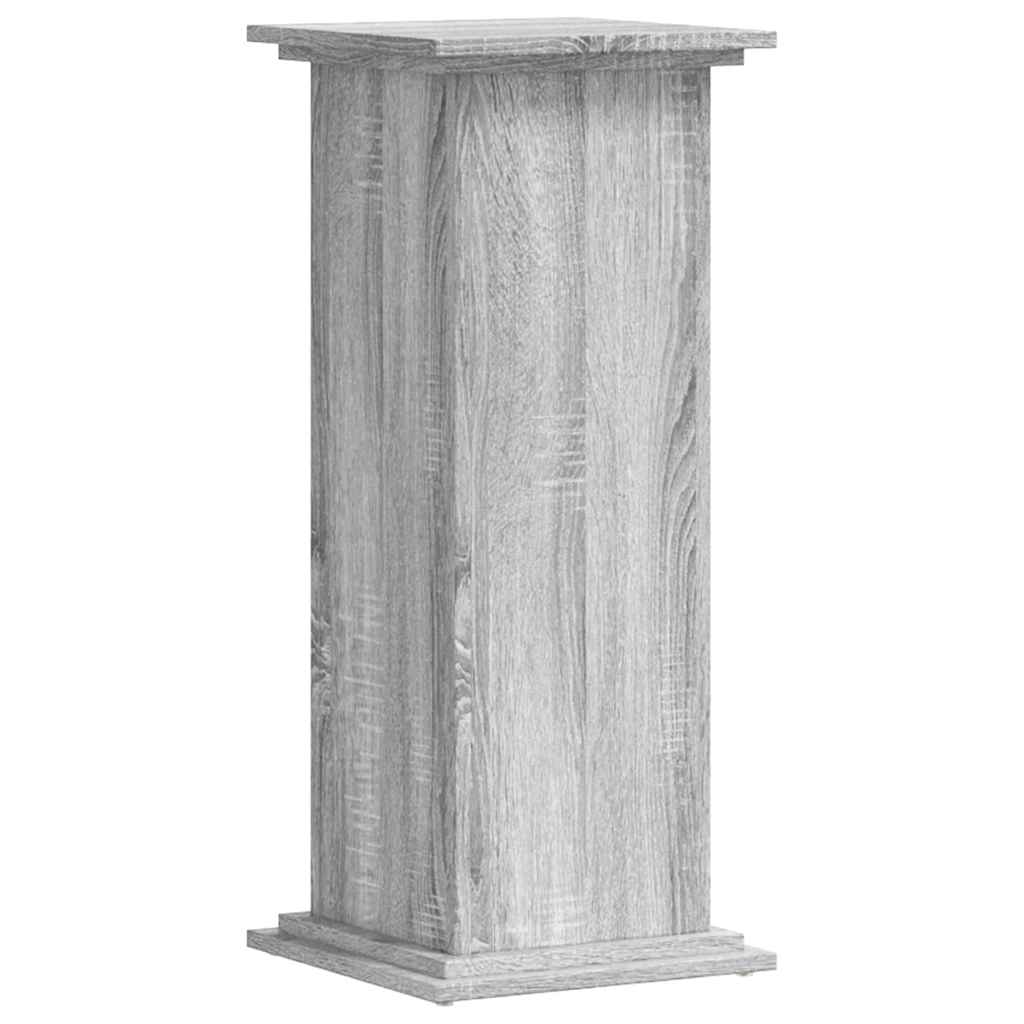 Stovas augalams, pilkas ąžuolo, 33x33x80cm, apdirbta mediena Stovas augalams, pilkas ąžuolo, 33x33x80cm, apdirbta mediena - Image 4