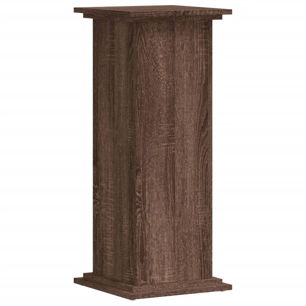 Stovas augalams, rudas ąžuolo, 33x33x80cm, apdirbta mediena Stovas augalams, rudas ąžuolo, 33x33x80cm, apdirbta mediena - Image 4