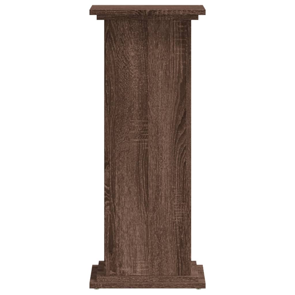 Stovas augalams, rudas ąžuolo, 33x33x80cm, apdirbta mediena Stovas augalams, rudas ąžuolo, 33x33x80cm, apdirbta mediena - Image 5