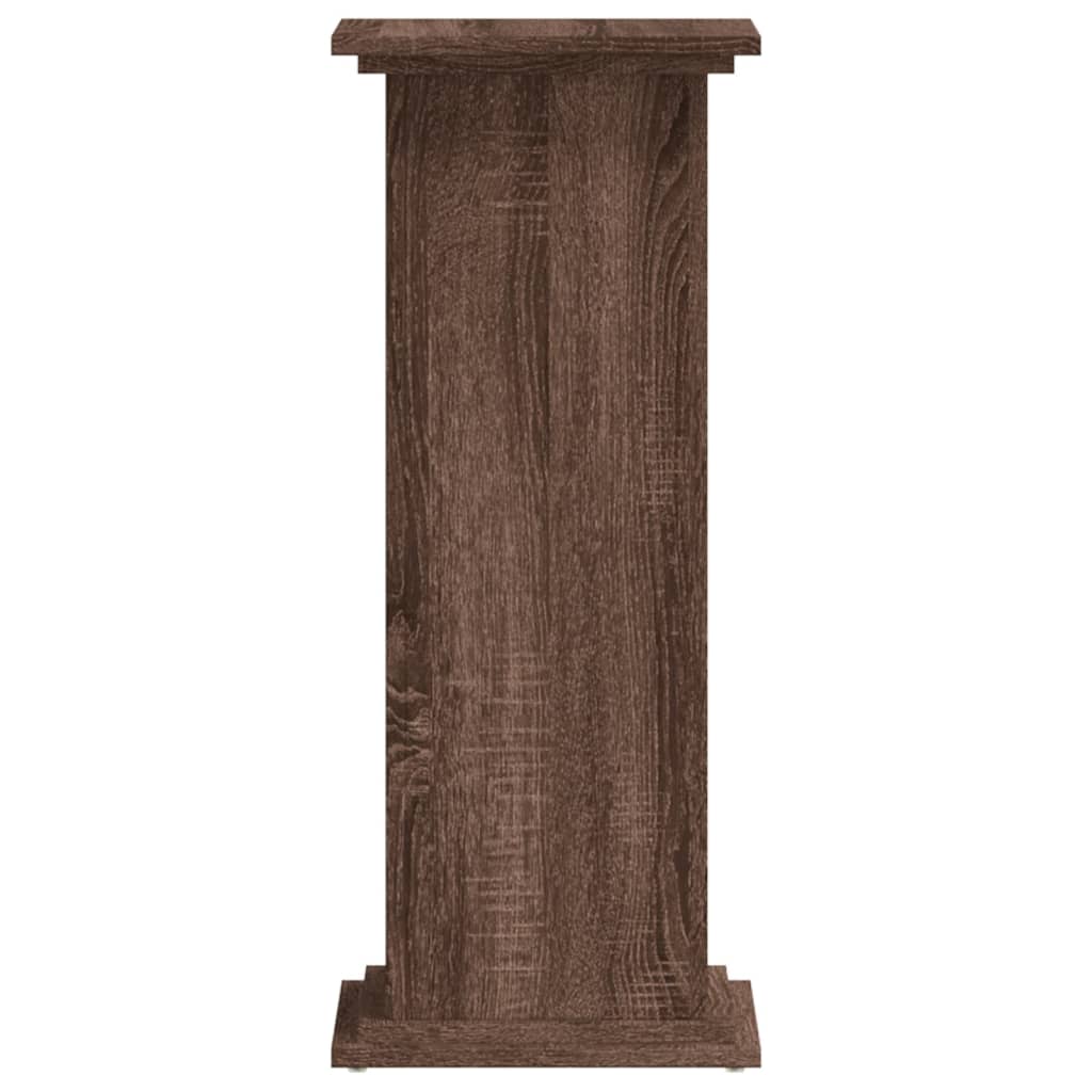 Stovas augalams, rudas ąžuolo, 33x33x80cm, apdirbta mediena Stovas augalams, rudas ąžuolo, 33x33x80cm, apdirbta mediena - Image 7