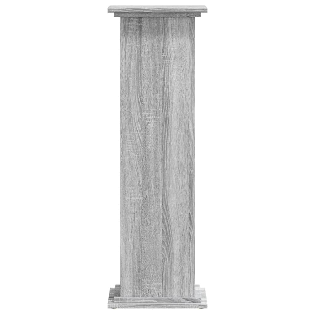 Stovas augalams, pilkas ąžuolo, 33x33x100cm, apdirbta mediena Stovas augalams, pilkas ąžuolo, 33x33x100cm, apdirbta mediena - Image 5