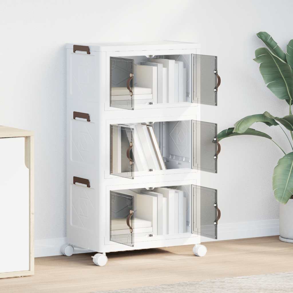 Sukraunama daiktadėžė su ratukais, 28 L, 48,5×29,5×86 cm Sukraunama daiktadėžė su ratukais, 28 L, 48,5x29,5x86 cm - Image 3